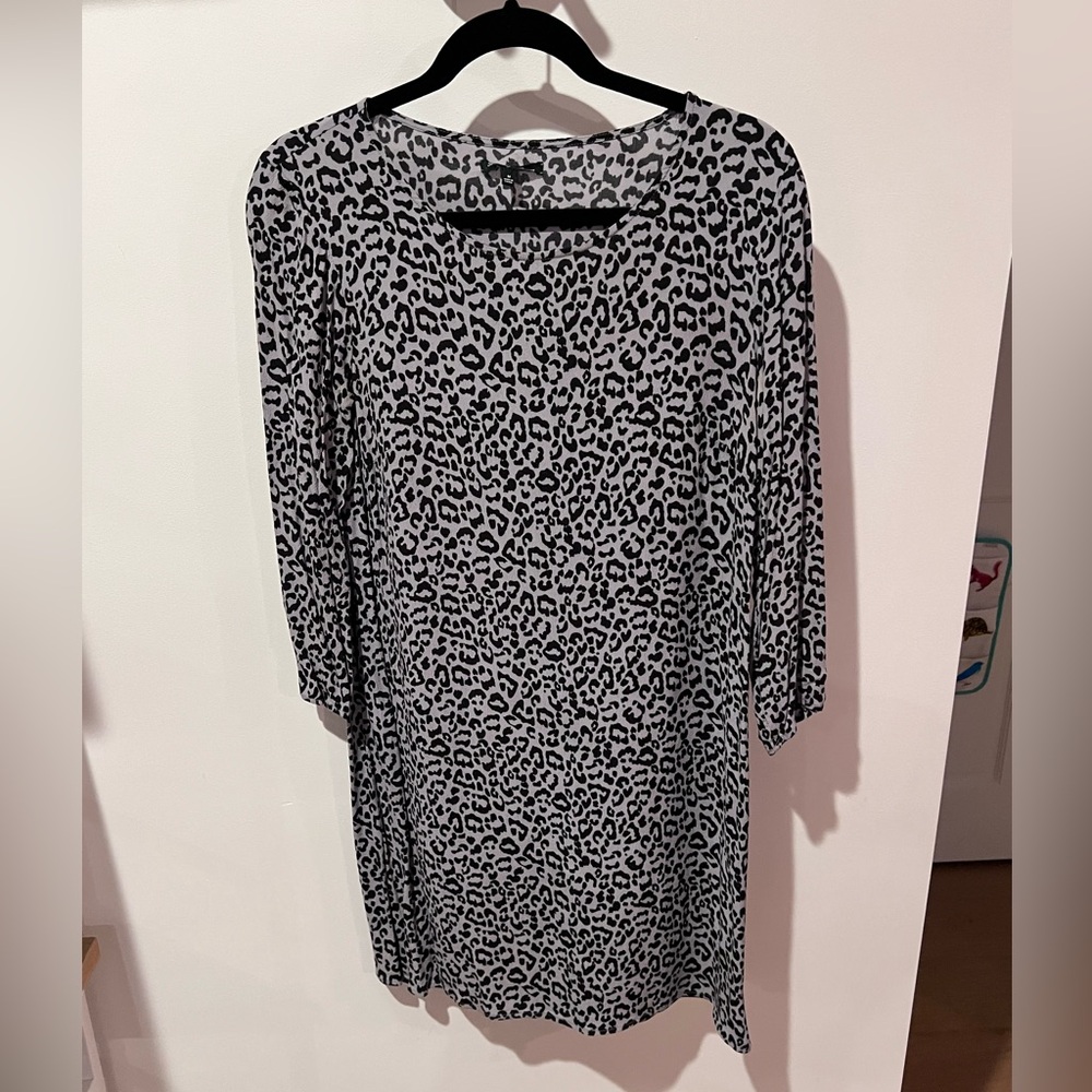 Madewell Leopard Print Shift Dress